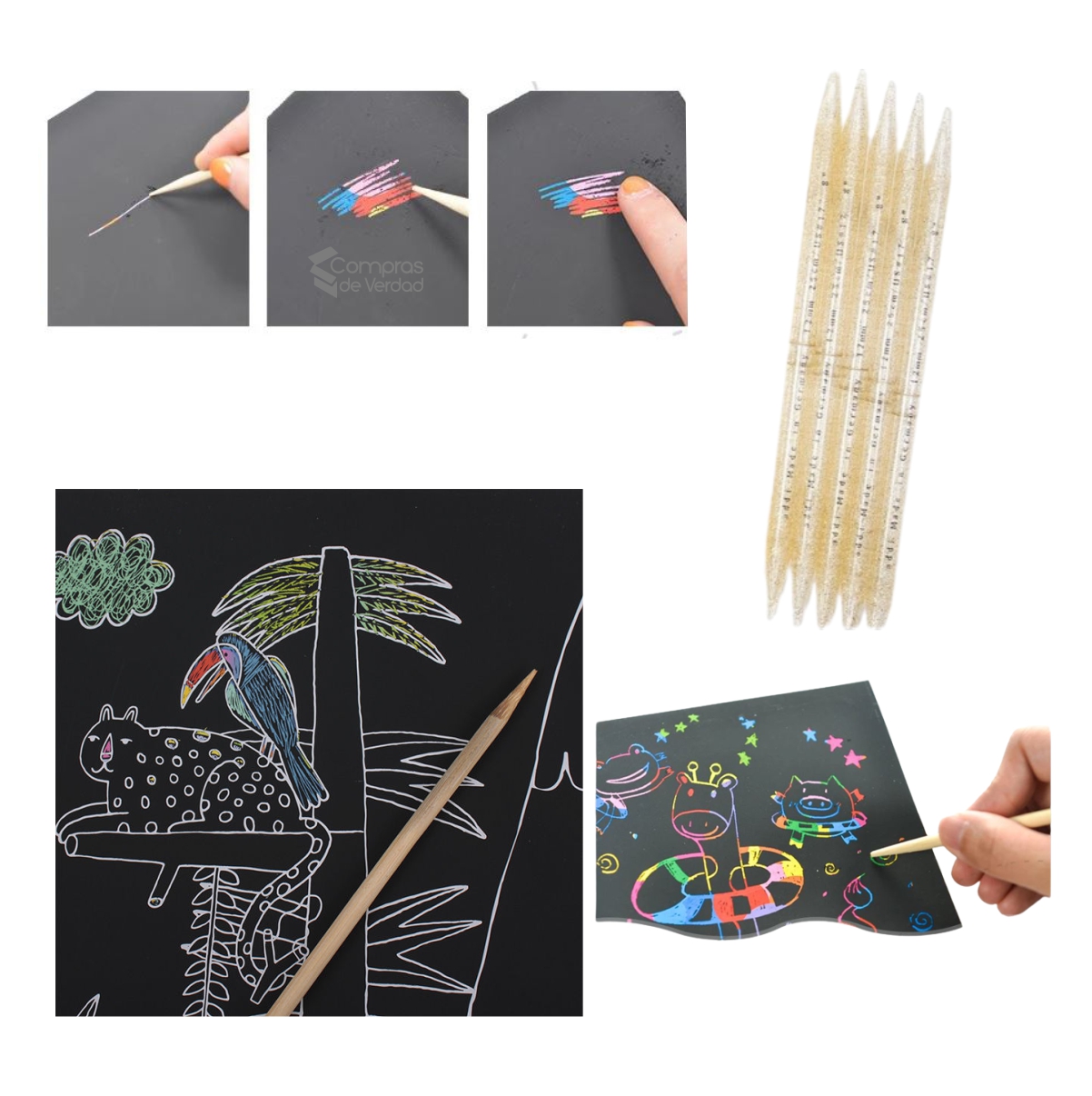 Miniatura 3 de Rollo papel poster magico Grafiti dibujo